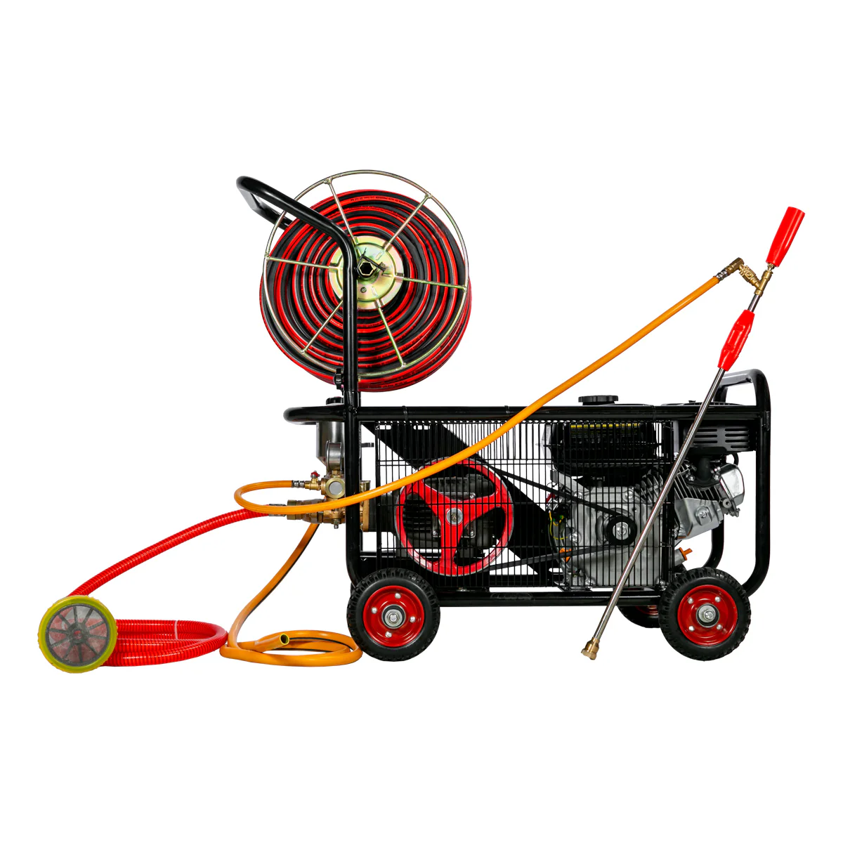 Pulverizador Estacionario con Carrito 6.5 HP