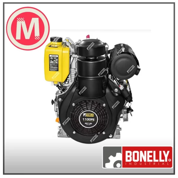 Motor Diésel Bonelly BNK-1100FE 20HP | 667cc | Arranque Manual / Eléctrico - Línea Premium