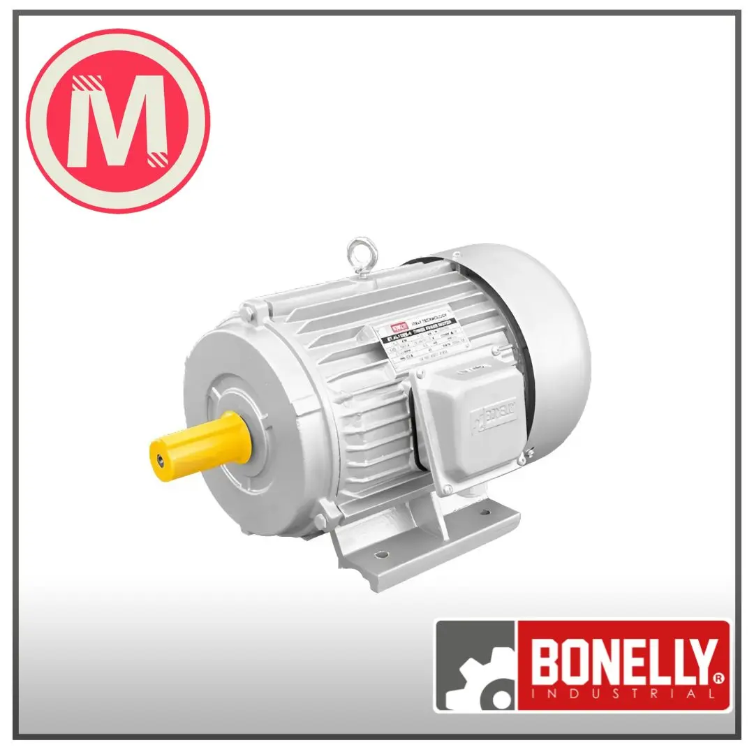 Motor Electrico Trifásico 5.5HP BT.AL112M-2 | Bonelly Industrial | Carcasa de Aluminio