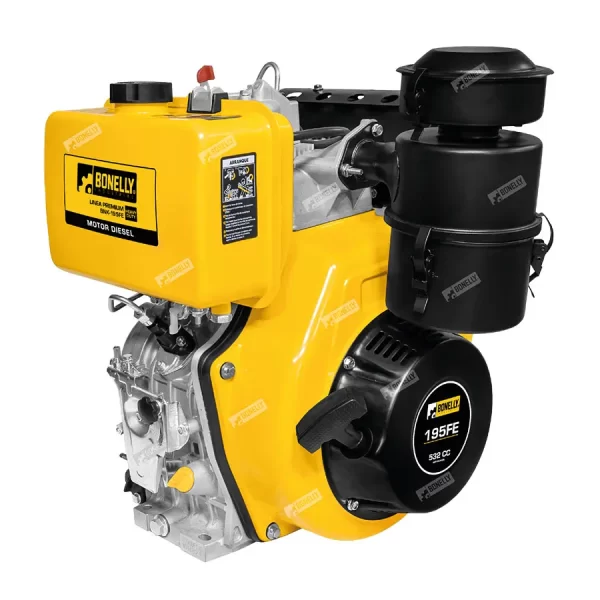 Motor Diésel Bonelly BNK-195FE 18HP | 532cc | Arranque Manual / Eléctrico – Línea Premium