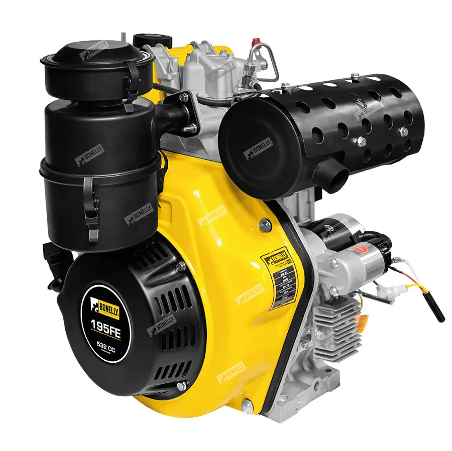 Motor Diésel Bonelly BNK-195FE 18HP | 532cc | Arranque Manual / Eléctrico – Línea Premium