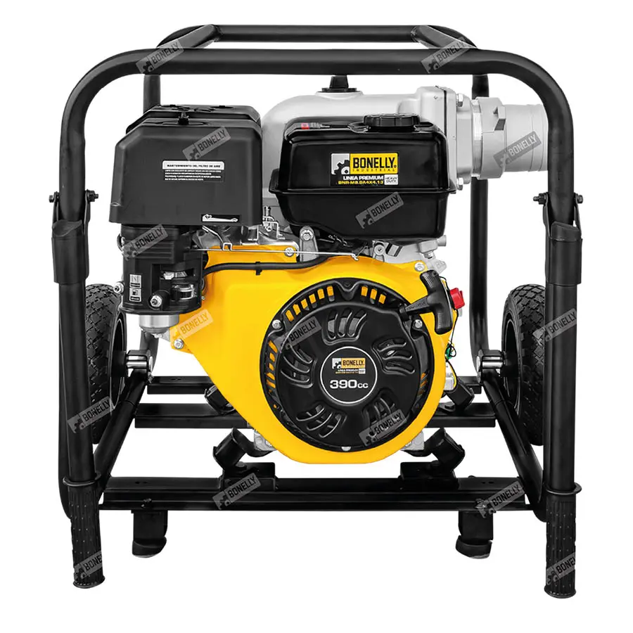 Motobomba Gasolinera Alta Presión 13HP 4×4” Heavy Duty | Bonelly Industrial