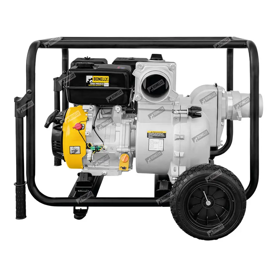 Motobomba Gasolinera Alta Presión 13HP 4×4” Heavy Duty | Bonelly Industrial