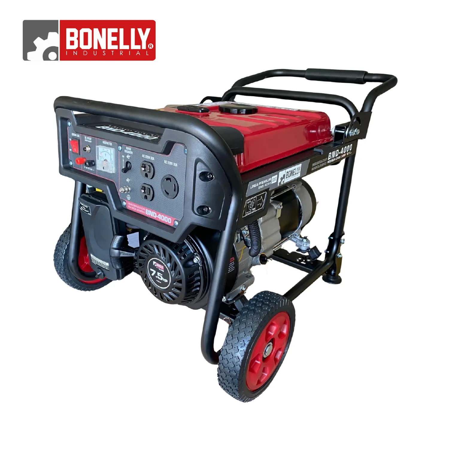 Generador Gasolinero 3.8 kW Monofásico 220V BND-4000 Línea Premium