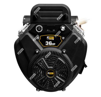 Motor Gasolinero 36HP 2 Cilindros Arranque Eléctrico / Retráctil BNR-999E2 Línea Premium
