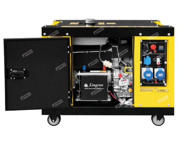 Generador diésel silencioso 6 kW monofásico 220V Bonelly BNK-9000S