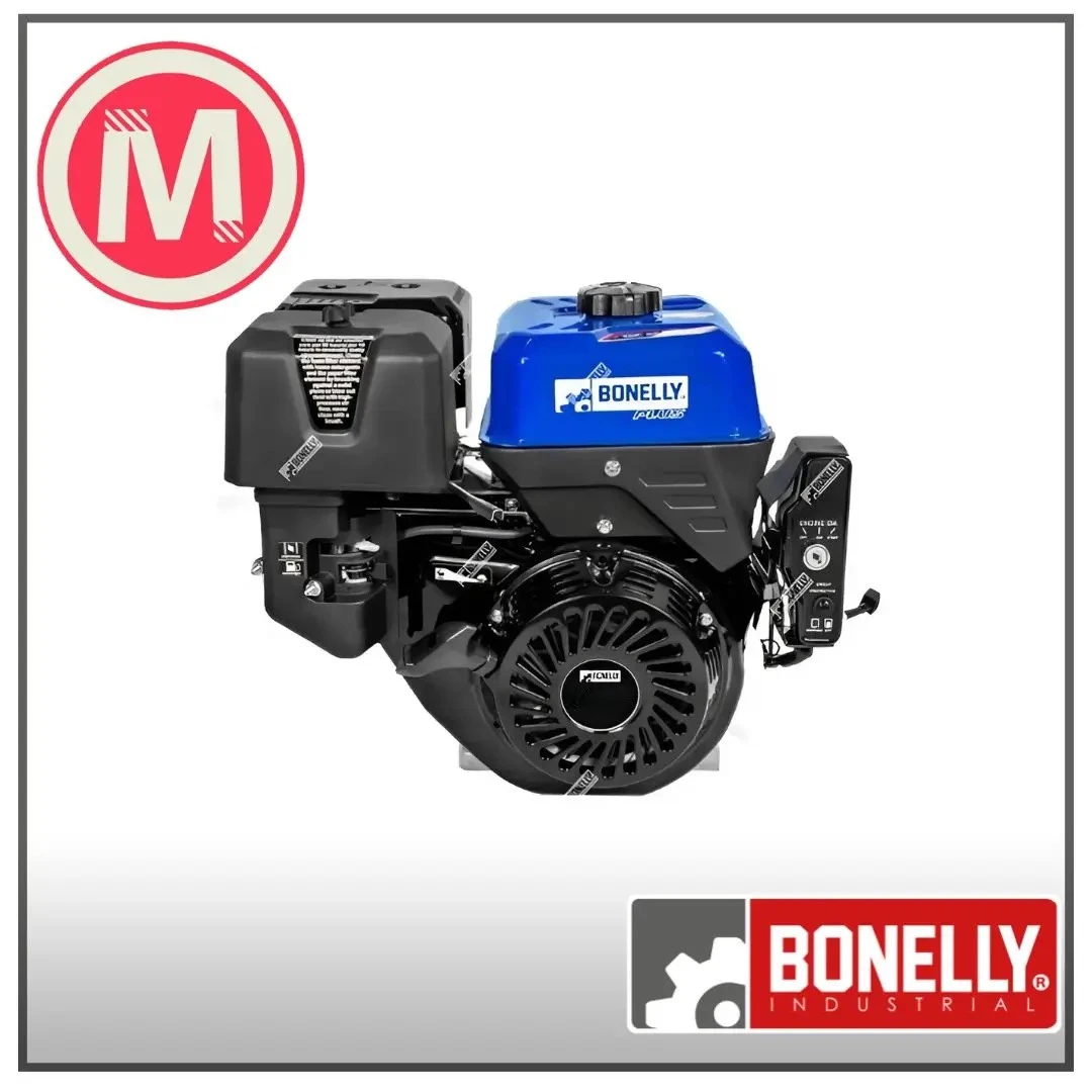 Motor Gasolinero Bonelly Industrial BNB-220.AZ 7HP Azul Arranque Manual Retráctil
