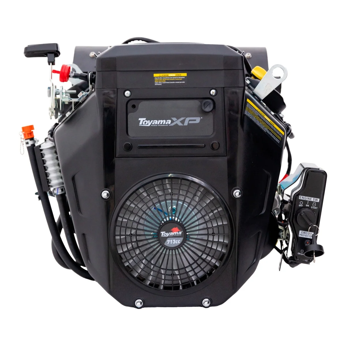 Motor Gasolina 20HP 2 Cilindros Línea Profesional TOYAMA TE205EK-XP.