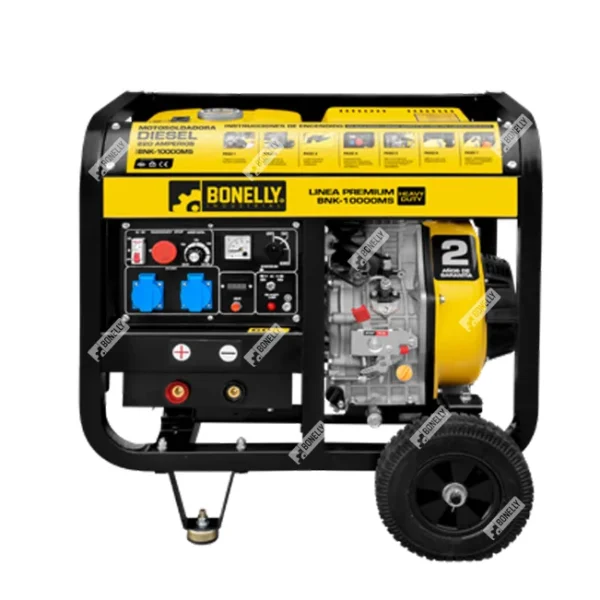 Motosoldadora Diésel Abierta 220A Monofásica 220V BONELLY INDUSTRIAL BNK-10000MS