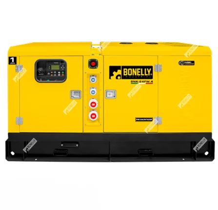 Grupo Electrógeno Diésel 24 kW 4 Cilindros Trifásico 220V/380V/440V BONELLY INDUSTRIAL BNK-24FW.4