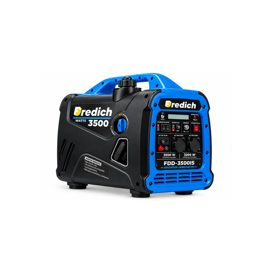 Generador Inverter Silencioso Fredich FDD-3500IS 3.3kW Monofásico 220V Arranque Manual